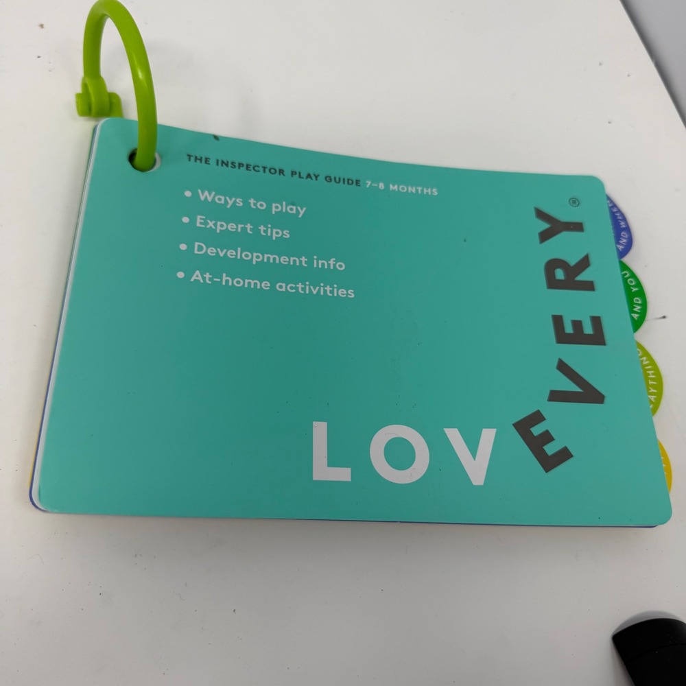 Lovevery The Inspector Play Guide 7-8 Months Baby Development Activity Booklet